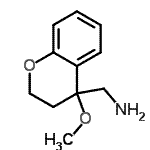 CAS 登录号：717089-70-8， 1-(4-甲氧基-3,4-二氢-2H-苯并吡喃-4-基)甲胺