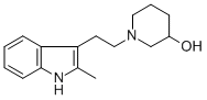 CAS 登录号:71765-61-2, 1-(2-(2-甲基-1H-吲哚-3-基)乙基)-3-哌啶醇