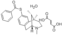 CAS 登录号：71780-68-2， (+-)-(2alpha,6alpha,11R*)-苯硫代羧酸S-(1,2,3,4,5,6-六氢-3,6,11-三甲基-2,6-甲桥-3-苯并氮杂环辛四烯-8-基)酯(E)-2-丁烯二酸盐(1:1)水合物