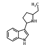 CAS#: 717816-94-9， 3-(5-Ethyl-2-pyrrolidinyl)-1H-indole