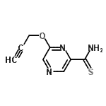 CAS 登录号：717848-05-0， 6-(2-丙炔-1-基氧基)-2-吡嗪硫代甲酰胺