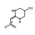 CAS 登录号：717852-01-2， 2-(硝基甲基烯)六氢-5-嘧啶醇