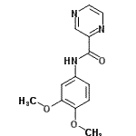 CAS#: 717868-49-0， N-(3,4-Dimethoxyphenyl)-2-pyrazinecarboxamide