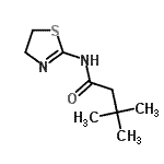 CAS#: 717871-25-5， N-(4,5-Dihydro-1,3-thiazol-2-yl)-3,3-dimethylbutanamide