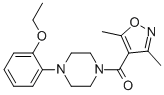 CAS#: 717872-74-7， (3,5-Dimethyl-4-Isoxazolyl)[4-(2-Ethoxyphenyl)-1-Piperazinyl]-Methanone