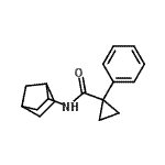 CAS#: 717890-11-4， N-(Bicyclo[2.2.1]hept-2-yl)-1-phenylcyclopropanecarboxamide