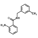CAS 登录号：717893-10-2， 2-氨基-N-(3-甲基苄基)苯甲酰胺