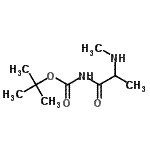 CAS 登录号：717914-80-2， N<sup>2</sup>-甲基-N-{[(2-甲基-2-丙基)氧基]羰基}丙氨酰胺