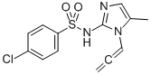 CAS 登录号：71795-40-9， 4-氯-N-(5-甲基-1-(1,2-丙二烯基-1H-咪唑-2-基)-苯磺酰胺