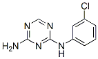 结构式 CAS# 718-43-4, N-(3-氯苯基)-1,3,5-三嗪-2,4-二胺