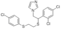 CAS 登录号：71821-27-7， 1-(2-((2-((4-氯苯基)硫代)乙基)硫代)-2-(2,4-二氯苯基)乙基)-1H-咪唑