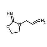 CAS 登录号：718593-83-0， 3-烯丙基-1,3-恶唑烷-2-亚胺