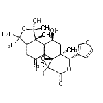 CAS 登录号：71899-58-6， (1S,5aR,5bR,6aS,9R,9aS,11S,11bR)-9-(3-呋喃基)-1,11-二羟基-1,3,3,5a,9a,11b-六甲基十氢[2]苯并呋喃并[5,4-f]环氧乙烷并[d]异苯并吡喃-5,7(3H,6aH)-二酮
