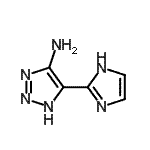 CAS 登录号：719261-16-2， 4-(1H-咪唑-2-基)-1H-1,2,3-三唑-5-胺