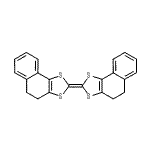 CAS 登录号：71938-96-0， (2Z)-2-(4,5-二氢萘并[1,2-d][1,3]二硫醇-2-亚基)-4,5-二氢萘并[1,2-d][1,3]二硫杂环戊烯