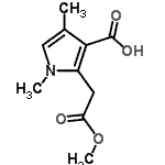 CAS 登录号：71959-95-0， 2-(2-甲氧基-2-氧代乙基)-1,4-二甲基-1H-吡咯-3-羧酸