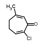 CAS 登录号：71964-30-2， 2-氯-6-甲基-2,6-环庚二烯-1-酮