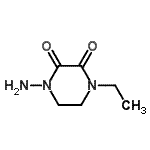 CAS 登录号：71999-56-9， 1-氨基-4-乙基-2,3-哌嗪二酮