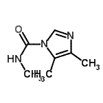 CAS 登录号：72002-29-0， N,4,5-三甲基-1H-咪唑-1-甲酰胺
