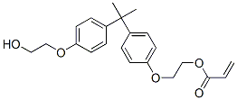 CAS 登录号：72004-73-0， 2-[4-[2-[4-(2-羟基乙氧基)苯基]丙-2-基]苯氧基]乙基丙-2-烯酸酯
