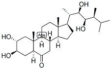 CAS 登录号：72050-71-6， (2R,3S,5S,8R,9R,10R,13S,14S,17R)-17-[(2S,3R,4R,5R)-3,4-二羟基-5,6-二甲基庚烷-2-基]-2,3-二羟基-10,13-二甲基-1,2,3,4,5,7,8,9,11,12,14,15,16,17-十四氢环戊烯并[a]菲-6-酮