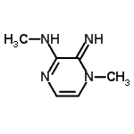 CAS 登录号：721388-53-0， 3-亚氨基-N,4-二甲基-3,4-二氢-2-吡嗪胺