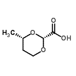 CAS 登录号：721447-91-2， (2R,4S)-4-甲基-1,3-二恶烷-2-羧酸