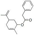 CAS 登录号：72152-81-9， [(1R,5R)-2-甲基-5-丙-1-烯-2-基-1-环己-2-烯基]2-苯乙酸酯