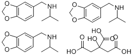 CAS 登录号：72156-44-6， N-(1,3-苯并二氧戊环-5-基甲基)丙-2-胺, N-(1,3-苯并二氧戊环-5-基甲基)丙-2-胺, 2-羟基丙烷-1,2,3-三羧酸