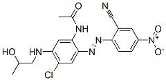 CAS 登录号：72214-20-1， N-[4-氯-2-[(2-氰基-4-硝基苯基)偶氮]-5-[(2-羟基丙基)氨基]苯基]乙酰胺