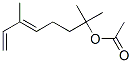 结构式 CAS# 72214-23-4, 1,1,5-三甲基庚-4,6-二烯基乙酸酯