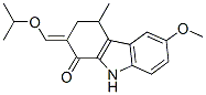 CAS 登录号：72237-74-2， 2,3,4,9-四氢-2-(异丙氧基亚甲基)-6-甲氧基-4-甲基-1H-咔唑-1-酮