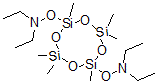 CAS 登录号：72259-78-0， N,N'-[(2,4,4,6,8,8-六甲基环四硅氧烷-2,6-二基)二(氧基)]二[N-乙基-乙胺]