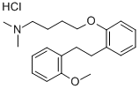 CAS 登录号：72279-03-9， 4-[2-[2-(2-甲氧基苯基)乙基]苯氧基]-N,N-二甲基丁烷-1-胺盐酸盐