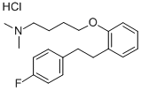 CAS 登录号：72279-35-7， 4-[2-[2-(4-氟苯基)乙基]苯氧基]-N,N-二甲基丁烷-1-胺盐酸盐