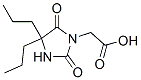 CAS 登录号：723-09-1， (2,5-二氧代-4,4-二丙基咪唑烷-1-基)乙酸