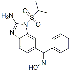 CAS 登录号：72301-78-1， (NZ)-N-[(2-氨基-3-丙-2-基磺酰基苯并咪唑-5-基)-苯基亚甲基]羟胺