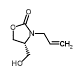CAS 登录号：723334-87-0， (4R)-3-烯丙基-4-(羟基甲基)-1,3-恶唑烷-2-酮