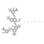 CAS 登录号：72379-56-7， 六钠5-({4-[(8-{[(3-羧基-4-羟基苯基)磺酰基]氨基}-1-羟基-3,6-二磺酸-2-萘基)偶氮]-3-乙氧基-7-磺酸-1-萘基}偶氮)-2-羟基-3-磺酸苯甲酸酯