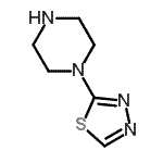 CAS 登录号：72396-58-8， 1-(1,3,4-噻二唑-2-基)哌嗪