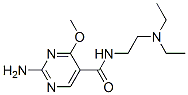 CAS 登录号:72429-53-9, 2-氨基-N-(2-二乙基氨基乙基)-4-甲氧基嘧啶-5-甲酰胺
