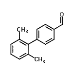 CAS 登录号：724423-51-2， 2',6'-二甲基-4-联苯甲醛