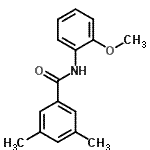 CAS#: 724429-81-6， N-(2-Methoxyphenyl)-3,5-dimethylbenzamide