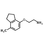 CAS 登录号：724441-06-9， 2-[(7-甲基-2,3-二氢-1H-茚-4-基)氧基]乙胺