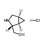 CAS 登录号：72448-31-8， [(1S,4R,5R)-3-氮杂双环[3.1.0]己烷-4-基]甲醇盐酸盐