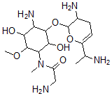 CAS 登录号：72463-95-7， 2-氨基-N-[4-氨基-3-[[3-氨基-6-(1-氨基乙基)-3,4-二氢-2H-吡喃-2-基]氧基]-2,5-二羟基-6-甲氧基环己基]-N-甲基乙酰胺