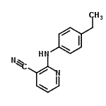 CAS 登录号：724745-67-9， 2-[(4-乙基苯基)氨基]烟腈