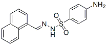 CAS 登录号：7251-72-1， 4-氨基-N-(萘-1-基亚甲基氨基)苯磺酰胺