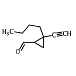 CAS 登录号：72536-27-7， 2-丁基-2-乙炔基环丙烷甲醛