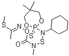 CAS 登录号：72542-57-5， N-[[[[[环己基(5,5-二甲基-2-硫代-1,3,2-二氧磷杂环己烷-2-基)氨基]硫代]甲基氨基]羰基]氧基]-亚氨基硫代乙酸甲酯